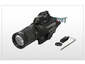 Target one helmet lamp X400 LED Tactical Flashlight + red laser light lighting lights AT5019